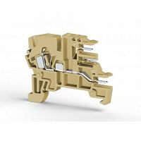 364 027, Клеммник пружинный с разъёмом, с индикацией 220 VAC, на DIN-рейку, 2,5 мм.кв., (бежевый), PCY 2,5L | код 0.0.0.3.64027 | KLEMSAN