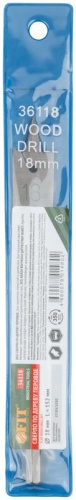 Сверло по дереву перовое 18х152мм FIT 36118 фото 3