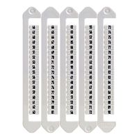 Маркировка для клемм, ширина 5 мм, от 136 до 180, вертикальная ориентация | код NUTB-5-136-180V | DKC