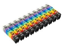 Маркер наборный - символ 1 коричневый 1,5 мм2 HLT | код 084-08-102| HLT