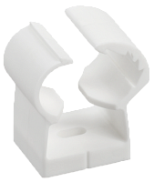 Клипса с фикс. для глад. труб 14-18мм бел. IEK | код CTA00D-FL-014-K01 | IEK