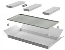 ITK LINEA E Дверь металлическая 600мм шкафа 42U сер. | код LE35-42U6X-DM | ITK by IEK