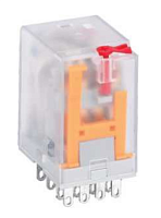 GE012 ERKANON Реле промежут., 4СО, КУ 24VDC, 3А(240VAC/28VDC), тест, мех.инд., под SE01/PYF14A, шт | код GE012 | ERKANON