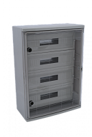 Корпус щита распределительного 600x800x260мм, Din-рейки 100M (4х25), навесной, пластик | код CP5119 | CETINKAYA PANO