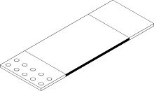 Шина медная гибкая ШМГ 50х(80х0,2мм) 0,5м IEK | код YBG10-50-080-D02-D05 | IEK