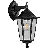 Светильник садово-парковый 100Вт 230В E27 черн. 6202/PL6202 (на стену вниз) FERON 11066