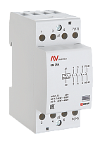 Контактор модульный КМ 40А 1NC+1NO 24VAC (2 мод.) AVERES EKF | код km-av-2-40-11-24V | EKF