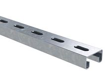 С-образный профиль 41х21, L1500, толщ.2,0 мм, горячеоцинкованный | код BPV2115HDZ | DKC