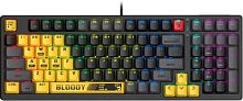 Клавиатура A4Tech Bloody S98 Sports Lime BLMS Plus механическая желтый/серый USB for gamer LED (S98 SPORTS LIME BLMS RED PLUS) | код 1998354 | A4TECH