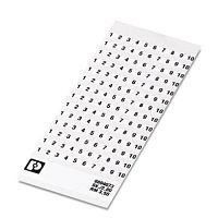 Маркировка для клеммных модулей SK 3,5/2,8:FORTL.ZAHLEN 1-10 | код 0804073:0001 | PHOENIX CONTACT