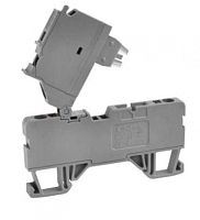 OPK 2,5 SLD 12VAC/DC Клеммник пруж.быстрозажимной (Push in) с держ.предохр.(5х20), 2,5 мм.кв., с индикацией 12VAC/DC. (серый) | код 1020236 | ONKA