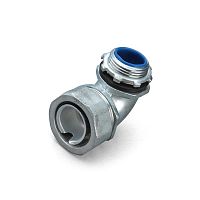 Муфта вводная для металлорукава ВМ (90°) (РКн (90°)) - 20 мм (3/4) (10 шт.) Fortisflex | код 61380 | Fortisflex