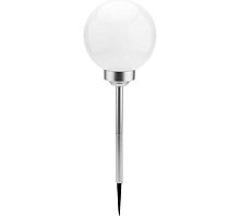 Светильник светодиодный ШАР ф200 с встроен. солнечной панелью и аккумулятором датчиком света | код 602-1004 | Lamper