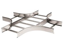 Х-ответвитель 50х600 R-300, лонжерон 1,5 мм, горячеоцинкованный, в комплекте с крепежными элементами и соединительными пластинами, н | код LIX5306KHDZ | DKC