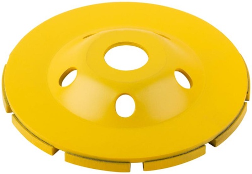 Диск шлифовальный алмазный посадочный диаметр 22.2мм сегментный двойн. ряд 125мм FIT 39517 фото 6