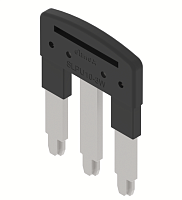 Перемычка для клемм, втычная, 3 полюса, для Клеммасерий PQ, SQ и TQ SLPU10-3W | код 3828050300 | Elmex