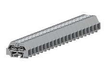 240351 Клемма TB проходная 2-2 с бок. подключ. с защелк. ножками, сеч.1.5мм2, сер., шт | код 240351 | SUPU