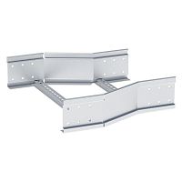 Переходник по ширине центральный лестничный усиленный 150х600х400 мм (2 мм) EKF | код wcltp150x600x400-2 | EKF