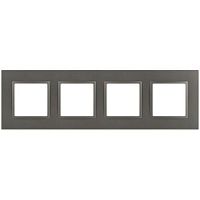 Рамка 4-м Elegance 14-5014-16 Classic для розеток и выключателей титан Эра Б0065829