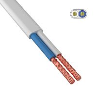 Провод ШВВП 2х0,5 мм кв 300 м белый ГОСТ 7399-97 | код 01-8082-6 | REXANT