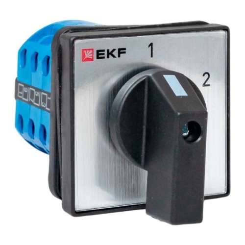 Переключатель кулачковый ПК-1-53 10А 3P «1-2» IP65 EKF | код pk-1-53-10-65 | EKF фото 2