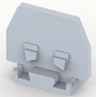 Концевая пластина для клемм, синяя MEP2.5(B) | код 3910640001 | Elmex