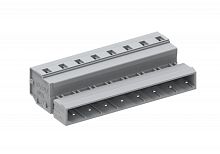 475402 Вилка каб., MCS, горизонт.,шаг 7.5мм, 2 конт., сер., шт | код 475402 | SUPU