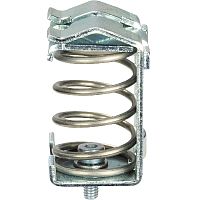 Зажим для подключения экранированного кабеля, тип фиксации провода: зажим, для кабеля: 10-20 мм, цвет: серый, тип монтажа: C-профиль | код Z2.803.4210.0 | Wieland