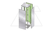 Задняя панель ENUX 2000x1400мм (ВxШ) с 2 задними стойками, RAL7035, IP55 | код EURE-140200 | ETA