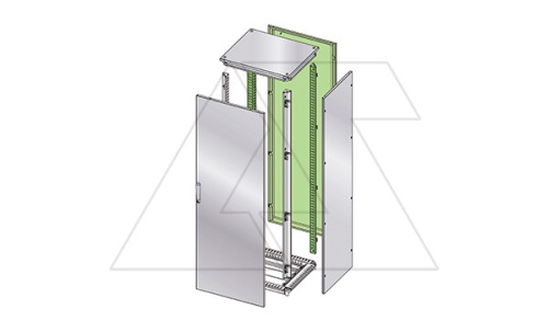 Задняя панель ENUX 2000x1400мм (ВxШ) с 2 задними стойками, RAL7035, IP55 | код EURE-140200 | ETA