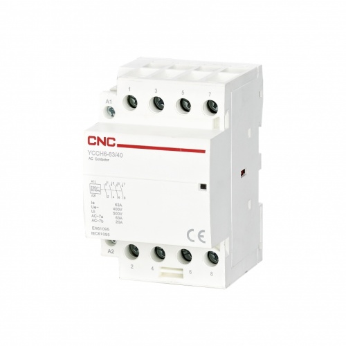 Модульный контактор YCCH6 63/04 63A 4P AC24В 4НЗ | код A034014 | CNC