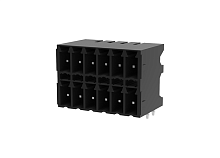 MC-DPAN3.5H10-BK-2600 Клемма МС, шаг 3.5мм, с защелкой, 10 конт. черн., шт | код MC-DPAN3.5H10-BK-2600 | SUPU