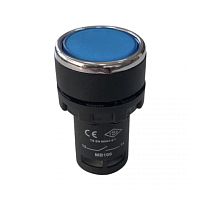 Кнопка нажимная моноблочная 22 мм, IP 40, 1НО | код MB100DM | EMAS