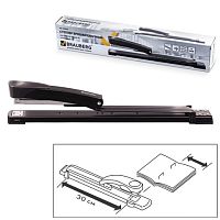 Степлер №24/6, 26/6 BRAUBERG Universal, до 25 листов, С ФУНКЦИЕЙ БРОШЮРОВАНИЯ, черный, 220942 | код 220942 | BRAUBERG