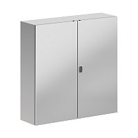 Корпус навесной STH с М/П двухдверный из нержавеющей cтали AISI304 ВxШxГ 1000x1000x300 мм, с фланцем, IP55 | код R5STH1013F-304 | DKC