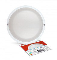 Светильник светодиодный герметичный СПП 1065-КРУГ 10Вт 6500К 900Лм IP65 140мм IN HOME | код 4690612044873 | IN HOME