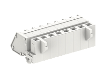 450657/030 Розетка каб. MCS с монтаж.ножками, шаг 5.0мм, 7 конт., сер., шт | код 450657/030 | SUPU