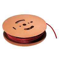 Термоусадочная трубка без клеевого слоя RUICHI, коэффициент усадки 2:1, катушка 200 м, диаметр 3 мм, красная | код 60632 | Ruichi