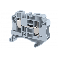 Клемма проходная винтовая 10 мм2, на 2 подключения, желтая TQ10-YELLOW | код 1205010004 | Elmex