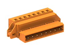 458404/010 Вилка каб. MCS, с крепеж. фланцем, шаг 5.08мм, 10 конт., оранж., шт | код 458404/010 | SUPU