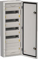 TITAN 5 Корпус мет. ЩРн-60 (1х60) 835х310х140 IP54 сер IEK | код TI5-50-N-060-54-7035 | IEK