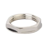 Гайка M12x1,5 никелированная латунь | код 6006E-12 | DKC