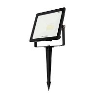 Прожектор светодиодный 30 Вт 200–260 В IP65 2400 Лм 6500 K, холодный свет REXANT + опора на грунте 605-100 | код 605-003promo | REXANT