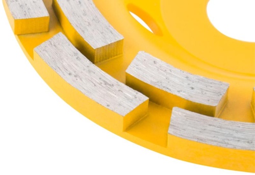 Диск шлифовальный алмазный посадочный диаметр 22.2мм сегментный двойн. ряд 125мм FIT 39517 фото 8