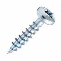 Саморез 4,8х22 DIN 7981 полукругл. гол. острый цинк (1000 шт/уп) Промрукав | код PR08.9595 | ПРОМРУКАВ