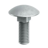 Винт с гладкой головкой и квадратным подголовником М6х16, горяеоцинкованный | код CM010616HDZ | DKC