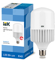 Лампа LED HP 120Вт 6500К E40 с патроном подвес. керам. IEK | код LLE-HP-120-65-E40-EPC30 | IEK