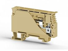 360 120, Клеммник с размыкателем на DIN-рейку, 6 мм.кв., (бежевый), ASK 4B | код 0.0.0.3.60120 | KLEMSAN