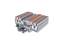 TPK2.5-4-BU Клемма TP 2-2 с ножевым размыкателем, Push-in, сеч. 2.5мм2, син., шт | код TPK2.5-4-BU | SUPU