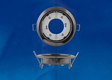 Светильник встраиваемый GX53/H4 BLACK CHROME 10 PROM корпус черный хром. 10 шт. в картонной упаковке. | код 09631 | UNIEL